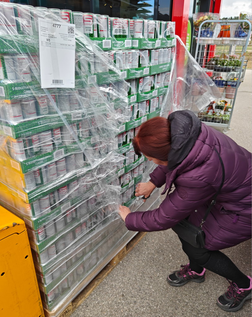 Lieferung von der Firma SPAR